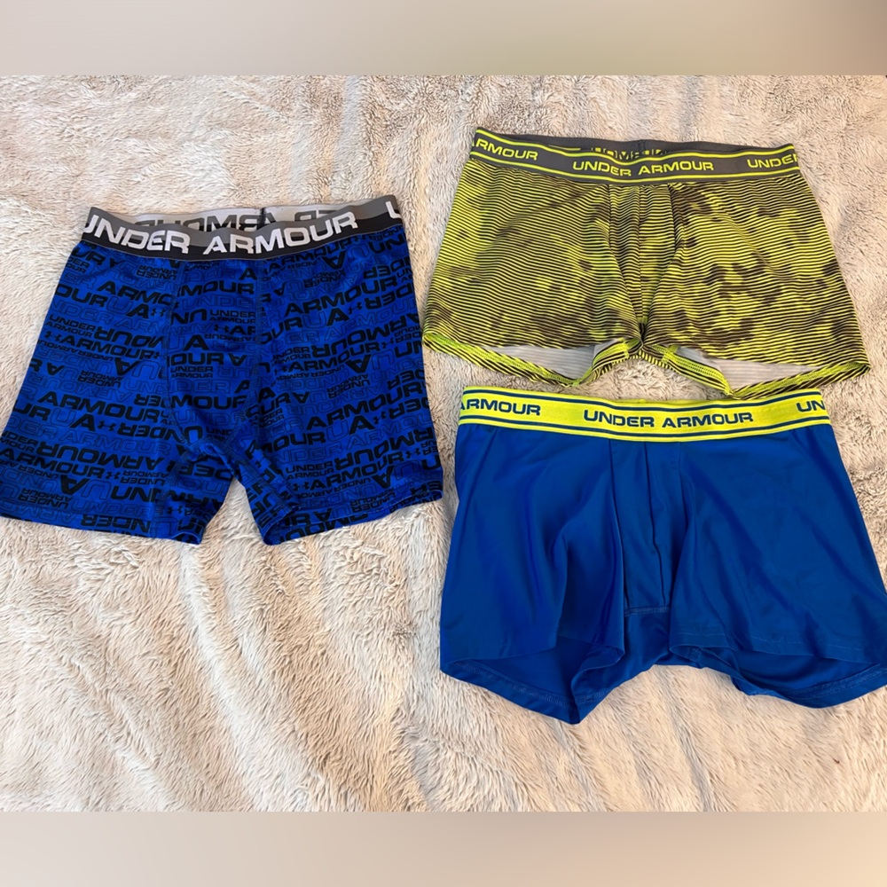 Set of 3 Under Armour Boxer Jock YXL.